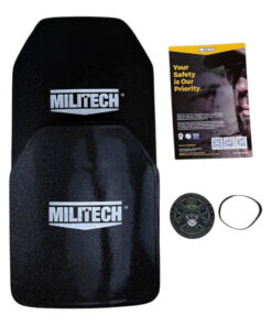Alternative view of MILITECH 10*12 IV PE+AL2O3 SINGLE CURVE HARD PANELS 1 Pair [M-10*12-IV-SC-AL]