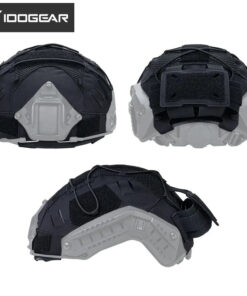 IDOGEAR TACTICAL HELMET COVER WITH NVG BATTERY POUCH RANGER GREEN [IG-HC3813]