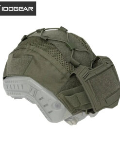 IDO GEAR IDOGEAR TACTICAL HELMET COVER FOR MARITIME HELMET W/ NVG BATTERY POUCH GEAR CAMO [IG-HC3812]