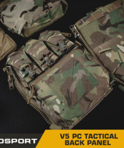 Alternative view of WOSPORT V5 PC BACK PANEL TACTICAL SUPPLEMENT [WST-VE-75-ACC-07]
