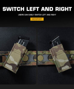 Alternative view of WOSPORT FAST MULTI-ANGLE 9MM SINGLE MAG POUCH [WST-MG-F-01]