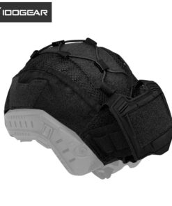 IDO GEAR IDOGEAR TACTICAL HELMET COVER FOR MARITIME HELMET W/ NVG BATTERY POUCH GEAR CAMO [IG-HC3812]