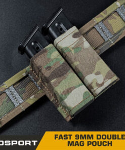 Alternative view of WOSPORT FAST 9MM DOUBLE MAG POUCH [WST-MG-F-04]