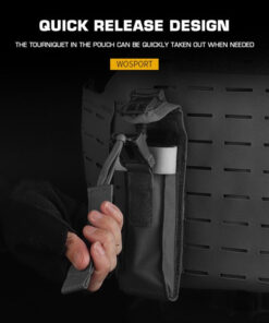 Alternative view of WOSPORT QUICK TOURNIQUET POUCH [WST-BP-133]