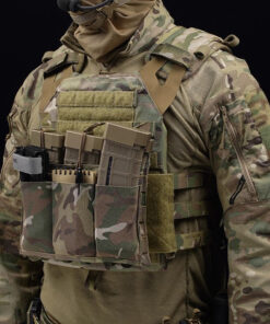 Alternative view of WOSPORT LIGHTWEIGHT ELASTIC TRIPLE MAG POUCH [WST-MG-116]