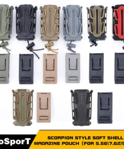 Alternative view of WOSPORT SCORPLON STYLE SOFT SHELL MAGAZINE POUCH（FOR 9MM） [WST-MG-35]
