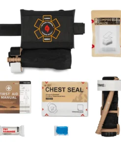 FLARESYN MICRO TRAUMA EDC MOLLE POUCH WITH RAPID DEPLOY TOURNIQUET SLEEVE