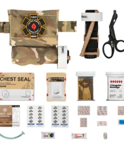 FLARESYN MICRO TRAUMA EDC MOLLE POUCH WITH RAPID DEPLOY TOURNIQUET SLEEVE